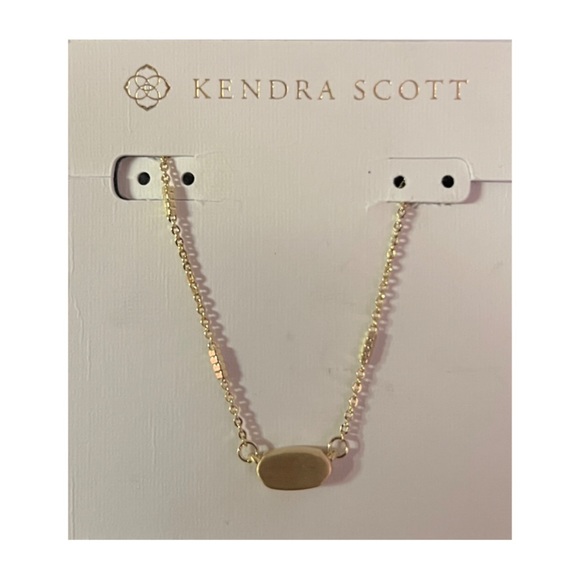 KENDRA SCOTT • Fern Pendant Gold Necklace - Picture 1 of 5
